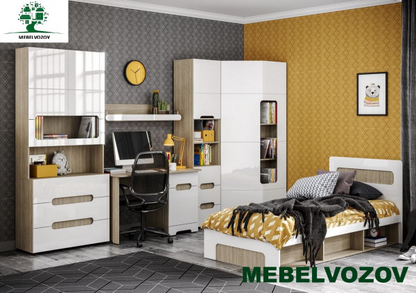 Кровать с подъемным механизмом Палермо Юниор детальное изображение от магазина mebelvozov.ru в Нижнем Новгороде