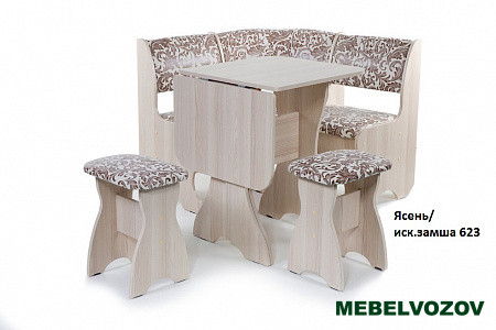 Кухонный уголок Тюльпан-мини замша от магазина Мебельвозов в Нижнем Новгороде