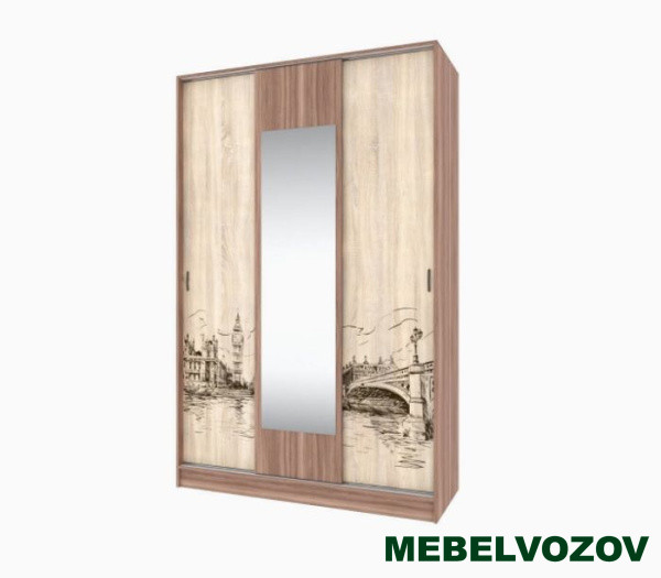 Шкаф-купе с рисунком Орион детальное изображение от магазина mebelvozov.ru в Нижнем Новгороде