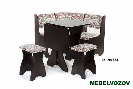 Кухонный уголок Тюльпан-мини замша от магазина Мебельвозов в Нижнем Новгороде