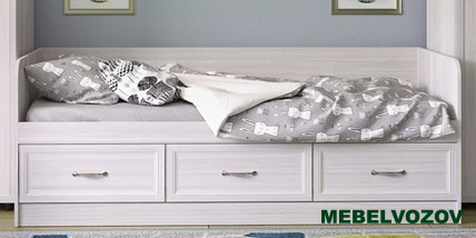 Кровать с 3 ящиками Гармония детальное изображение от магазина mebelvozov.ru в Нижнем Новгороде