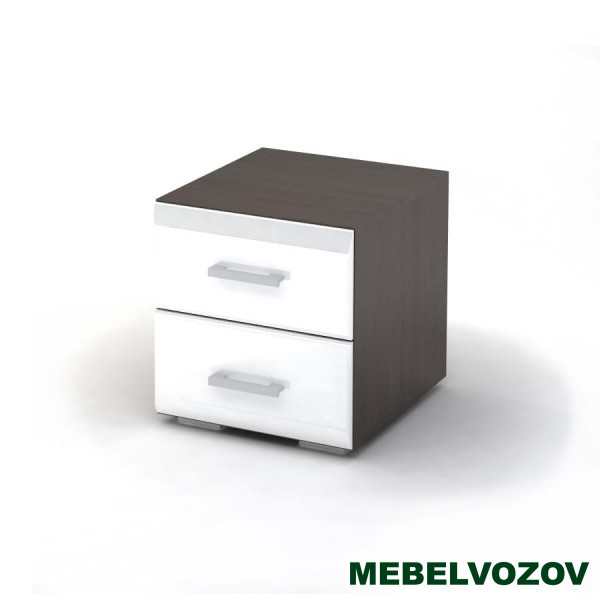ВЕГАС тумба прикроватная (венге/белый глянец) от магазина Мебельвозов в Нижнем Новгороде