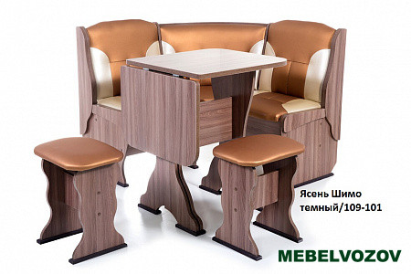 Кухонный уголок Нарцисс Ясень/109-101 от магазина Мебельвозов в Нижнем Новгороде