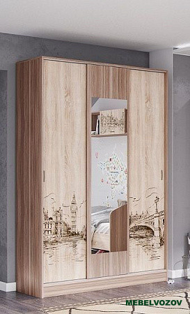 Шкаф-купе с рисунком Орион детальное изображение от магазина mebelvozov.ru в Нижнем Новгороде