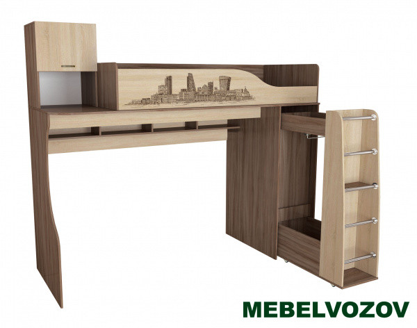 Кровать-чердак Орион  детальное изображение от магазина mebelvozov.ru в Нижнем Новгороде