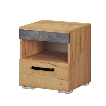 Тумба прикроватная Адель (дуб крафт/ателье) от магазина Мебельвозов в Нижнем Новгороде