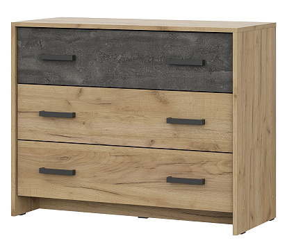 Комод 3 ящика Лофт от магазина Мебельвозов в Нижнем Новгороде
