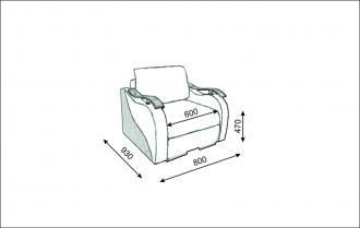 Мягкое кресло Канзас-6 от магазина Мебельвозов в Нижнем Новгороде