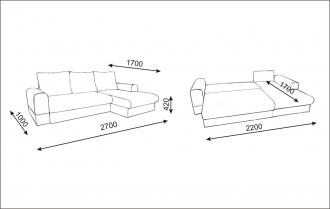 Угловой диван София-2 от магазина Мебельвозов в Нижнем Новгороде