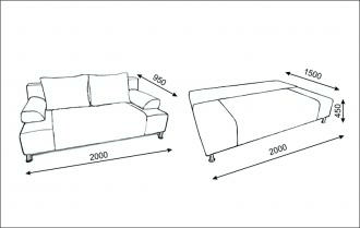 Диван еврокнижка  Канзас-3 от магазина Мебельвозов в Нижнем Новгороде