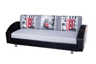 Диван еврокнижка Канзас плюс с подлокотниками от магазина Мебельвозов в Нижнем Новгороде