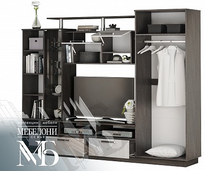 Стенка в гостиную Вега от интернет магазина Mebelvozov в Нижнем Новгороде