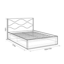 Кровать с подъемным механизмом 1.4 Люкс Зара (Дуб сонома/Белый)		 от магазина Мебельвозов в Нижнем Новгороде