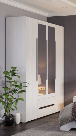 Шкаф 4х створчатый с ящиками Валенсия ШК014 от компании Мебельвозов в Нижнем Новгороде