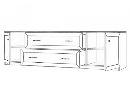Тумба ТВ большая Бэль от интернет магазина Mebelvozov в Нижнем Новгороде