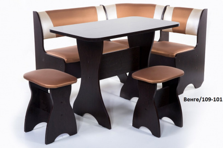 Кухонный уголок "Тюльпан" Венге/109-101 от магазина Мебельвозов в Нижнем Новгороде