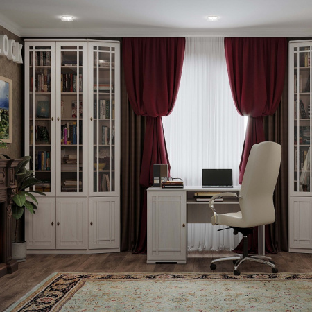 Стол письменный Sherlock 115 Ясень Анкор Светлый фото от Мебельвозов в Нижнем Новгороде