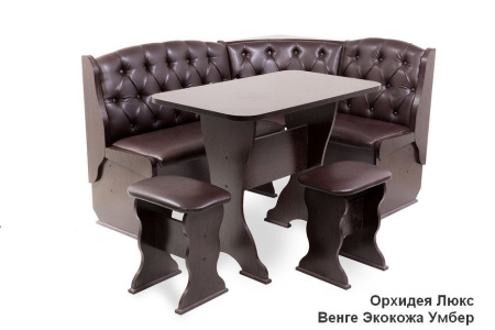 Кухонный уголок Орхидея Люкс ВЕНГЕ от магазина Мебельвозов в Нижнем Новгороде