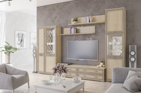 Модульная гостиная Ливорно (дуб сонома). Комплект 3 от Mebelvozov в Нижнем Новгороде