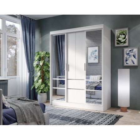 Шкаф-купе "Симпл" ШКК-06 Белый от компании Мебельвозов в Нижнем Новгороде