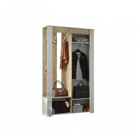 Прихожая "Франк" Крафт/Ясень белый от магазина Мебельвозов в Нижнем Новгороде