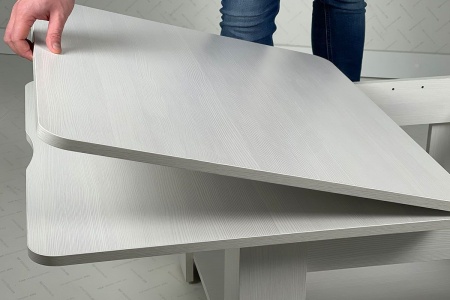 Стол журнальный Адам 1 (белый рамух) от Mebelvozov в Нижнем Новгороде