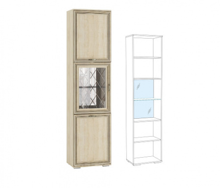 Пенал с витриной ЛШ-5 Ливорно (дуб сонома) от Mebelvozov в Нижнем Новгороде