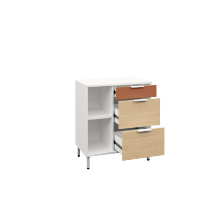 Марвэл Тумба 16.160 (Белый PE шагрень) детальное изображение от магазина mebelvozov.ru в Нижнем Новгороде