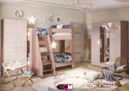 Модульная мебель для детской Симба. Комплект 4 детальное изображение от магазина mebelvozov.ru в Нижнем Новгороде
