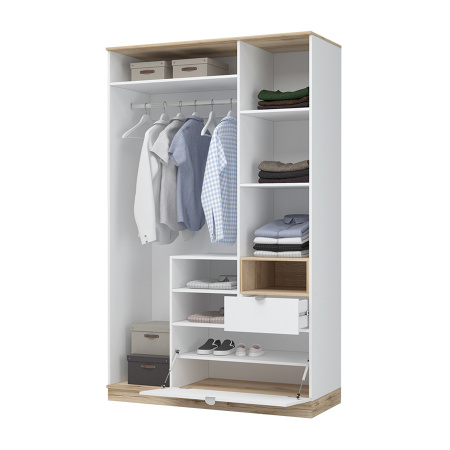 ЮККИ ШК 1Я 1350 Шкаф 3х створчатый с зеркалом от компании Мебельвозов в Нижнем Новгороде