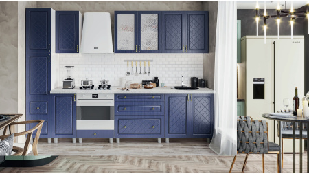 Кухонный гарнитур Версаль 3000 (Кобальт) от магазина Мебельвозов в Нижнем Новгороде