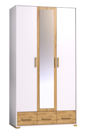Шкаф для одежды и белья Айрис 444 (Белый/Дуб Золотистый) от компании Мебельвозов в Нижнем Новгороде