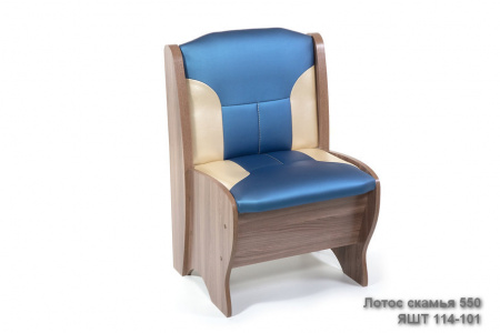 Скамья малая 550 Ясень шимо темный Лотос от магазина Мебельвозов в Нижнем Новгороде