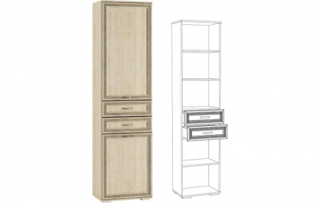 Пенал с ящиками ЛШ-3 Ливоро (дуб сонома) от компании Мебельвозов в Нижнем Новгороде