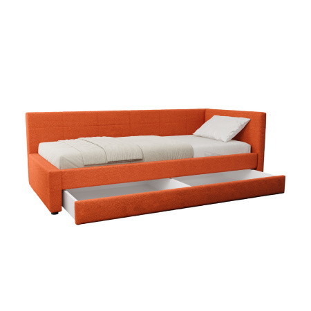 Марвэл 90 Кровать одинарная (EPIC 45 TERRA оранжевый) детальное изображение от магазина mebelvozov.ru в Нижнем Новгороде
