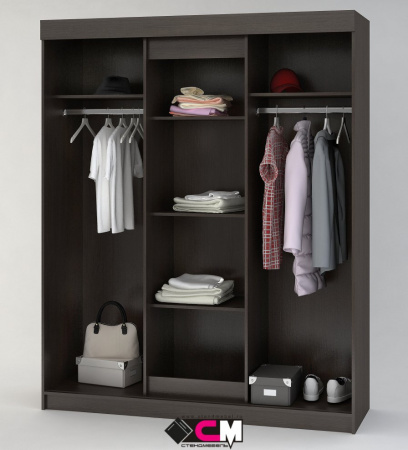 Шкаф-купе Фея (ясень шимо) от компании Мебельвозов в Нижнем Новгороде