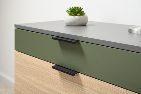 Марвэл Комод 16.234.03 (Темно - серый U2601) от магазина Мебельвозов в Нижнем Новгороде