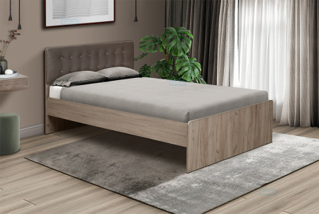 Кровать №6 с мягкой головной спинкой 120*200 от магазина Мебельвозов в Нижнем Новгороде