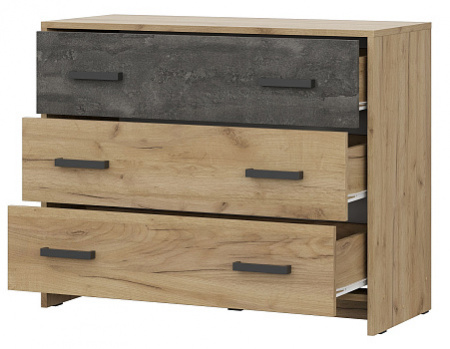 Комод 3 ящика Лофт от магазина Мебельвозов в Нижнем Новгороде