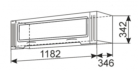 Шкаф навесной «Виктория» 36  от компании Мебельвозов в Нижнем Новгороде