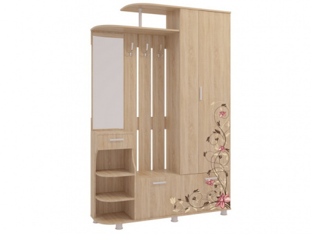 Прихожая Барселона-2 (Дуб Сонома) от магазина Мебельвозов в Нижнем Новгороде