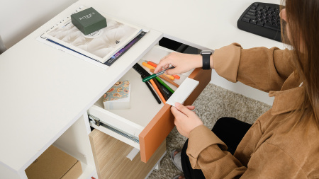 Марвэл Тумба 16.160 (Белый PE шагрень) детальное изображение от магазина mebelvozov.ru в Нижнем Новгороде