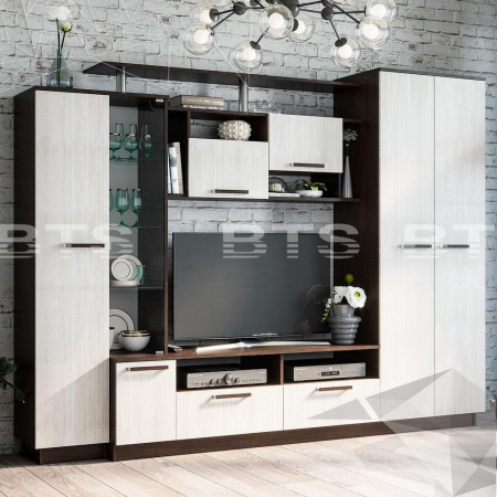 Стенка в гостиную Вега от интернет магазина Mebelvozov в Нижнем Новгороде