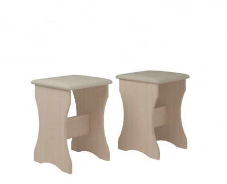 Табурет с мягким сидением 2шт Трапези Тессера(Анкор светлый) от магазина Мебельвозов в Нижнем Новгороде