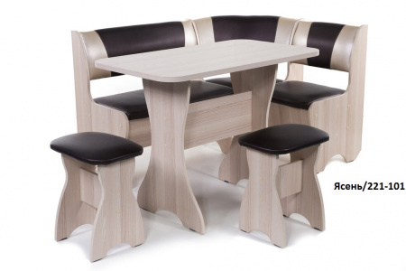 Кухонный уголок Тюльпан Ясень/221-101 от магазина Мебельвозов в Нижнем Новгороде