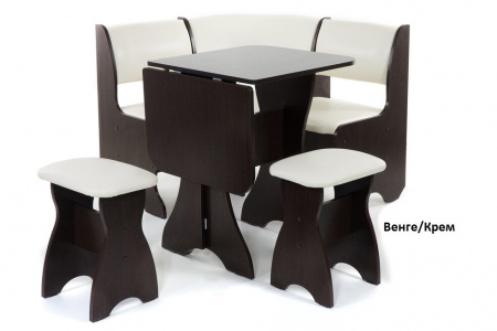 Кухонный уголок Тюльпан-мини Венге/Крем от магазина Мебельвозов в Нижнем Новгороде