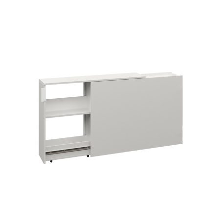 Марвэл Тумба выкатная 16.159 (Белый PE шагрень) детальное изображение от магазина mebelvozov.ru в Нижнем Новгороде