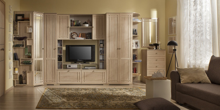 Шкаф распашной Sherlock11 для одежды (Дуб Сонома) от компании Мебельвозов в Нижнем Новгороде