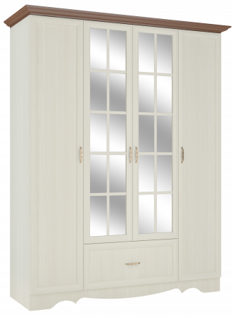 Шкаф четырехдверный в спальню Латте 4 от компании Мебельвозов в Нижнем Новгороде