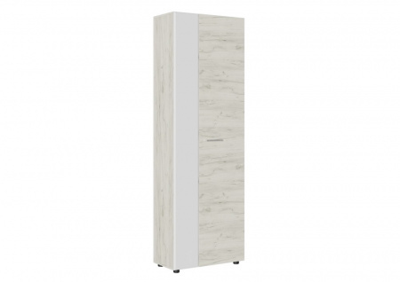 САФАРИ ШК-001 Шкаф с выдв. штангой (Дуб крафт белый) от компании Мебельвозов в Нижнем Новгороде